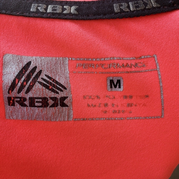 RBX Performance Women's Athletic Activewear T-Shirt Size Medium Neon Orange - Picture 2 of 16